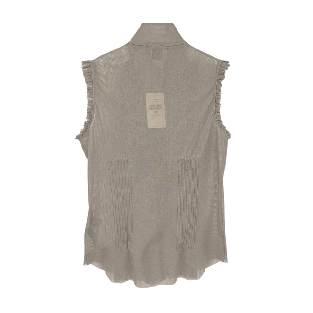 RALPH LAUREN BLACK LABEL Ruffle Blouse M - Picture 3 of 13